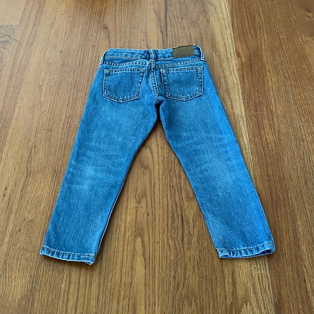 Polo by Ralph Lauren Girls Mesh Polo and Slim Boyfriend Jeans Set - Picture 11 of 13